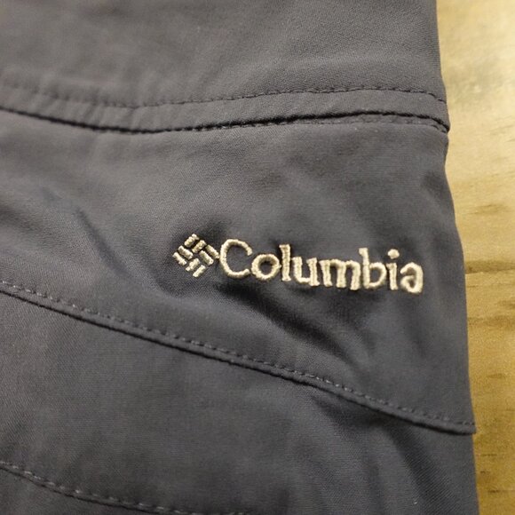 Columbia Anytime Outdoor Long Shorts Women’s 16 Navy Stretch Hiking - Picture 9 of 9